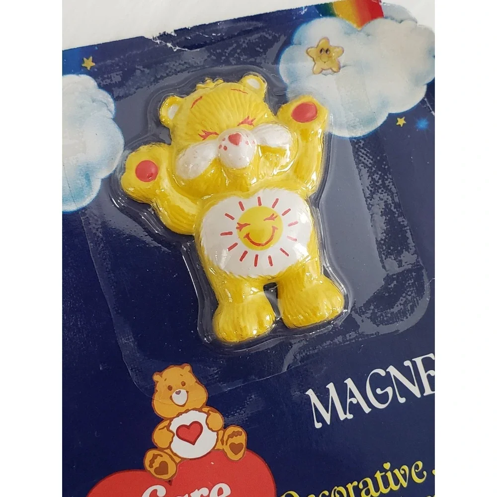 NEW VINTAGE AMERICAN GREETINGS Care Bears Funshine Magnet retro gift decor